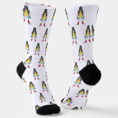 Taube mit Schuhen Socken (Gewinkelt)