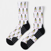 Taube mit Schuhen Socken (Links)