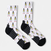 Taube mit Schuhen Socken (Rechts)