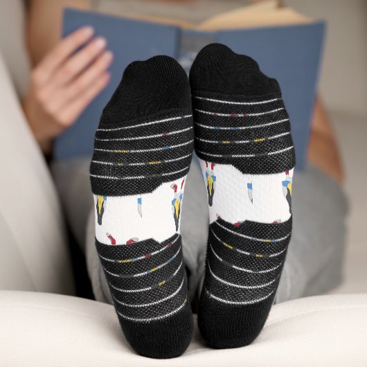Taube mit Schuhen Socken (Unterseite)