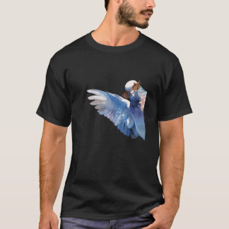Taube mit Sonnenbrille aus der Seite Natur Birdw T-Shirt