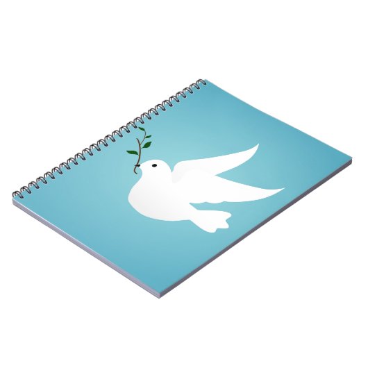 Taube Notizblock (Linke Seite)