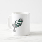 Taube-olivebranch Kaffeetasse (Vorderseite Links)