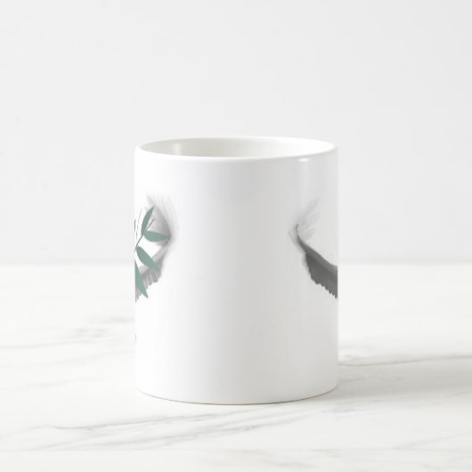 Taube-olivebranch Kaffeetasse (Mittel)