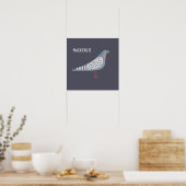 Taube Personalisiert Poster (Küche)