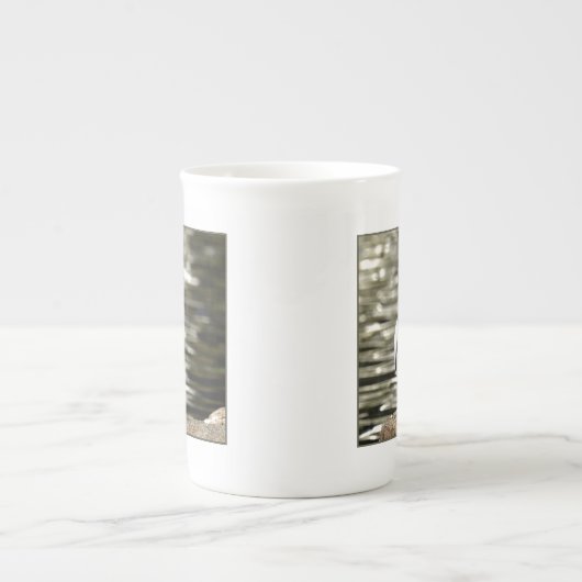 Taube Porzellantasse (Vorderseite)