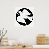 Taube Poster (Küche)