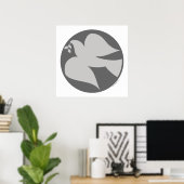 Taube Poster (Heimbüro)