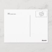 Taube Postkarte (Rückseite)