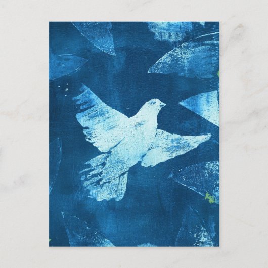 Taube Postkarte (Vorderseite)