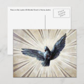 Taube Postkarte (Vorne/Hinten)