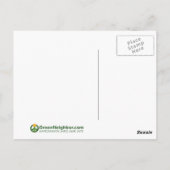 Taube Postkarte (Rückseite)