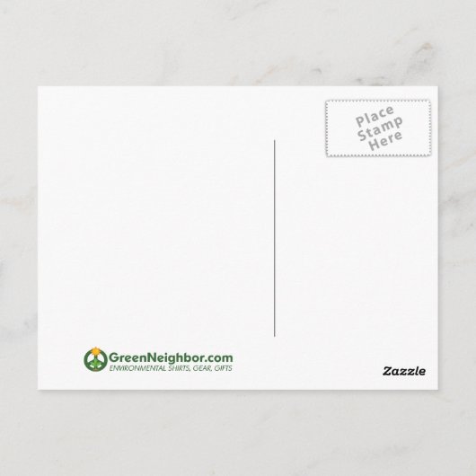 Taube Postkarte (Rückseite)