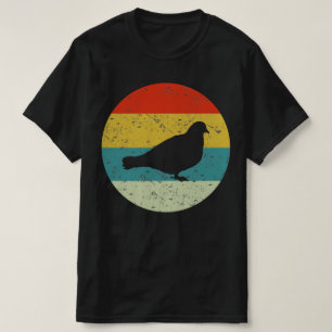 Taube Retro Vintage Silhouette 70er T-Shirt