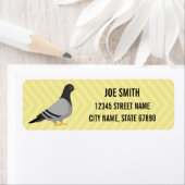 Taube Rücksendeadressen-Aufkleber (Insitu)