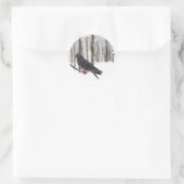 Taube Runder Aufkleber (Tasche)