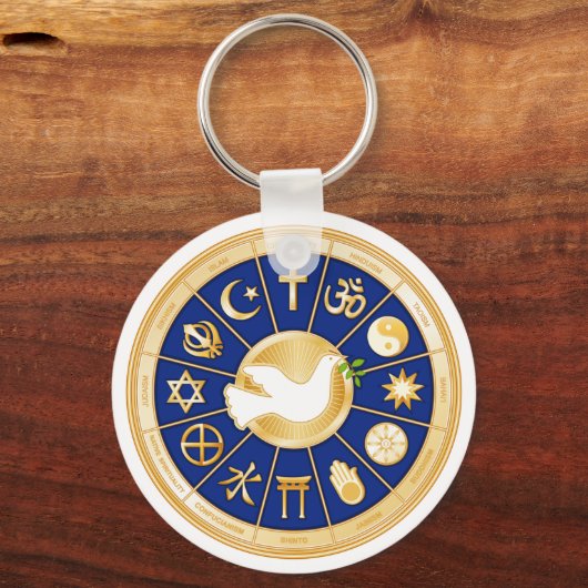 Taube Schlüsselanhänger (Vorderseite)