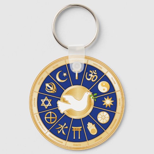 Taube Schlüsselanhänger (Vorderseite)