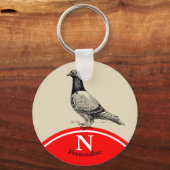 Taube Schlüsselanhänger (Vorderseite)