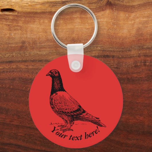 Taube Schlüsselanhänger (Vorderseite)