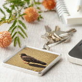 Taube Schlüsselanhänger (Seite)