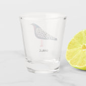 Taube Schnapsglas (Rückseite)