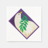 Taube Serviette (Vorderseite)