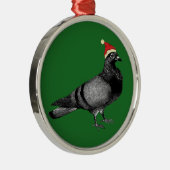 Taube Silbernes Ornament (Rechts)