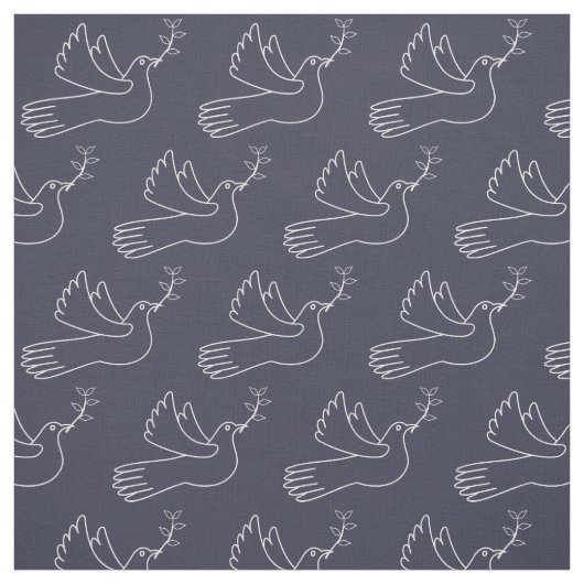 Taube Stoff (Muster)