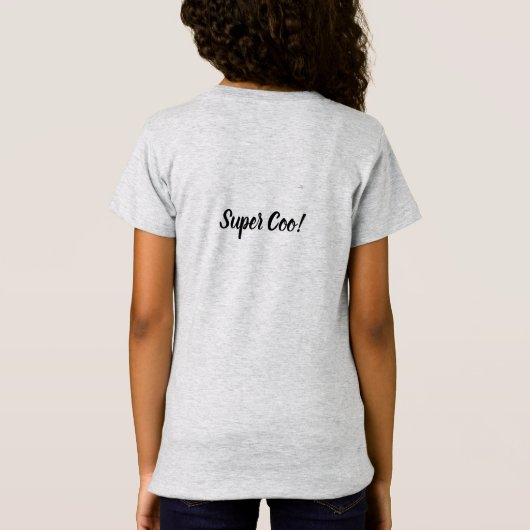 Taube, Super Coo! T-Shirt (Rückseite)