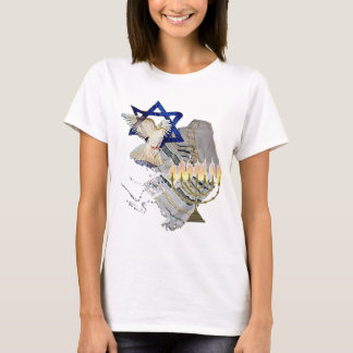 Taube, Tallit u. Menorah B T-Shirt