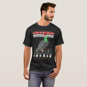 Taube - Täubchen Ugly Christmas T-Shirt (Vorne ganz)