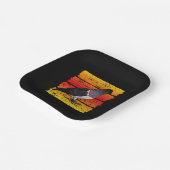 Taube - Taubengeschenk Pappteller (Gewinkelt)