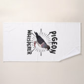 Taube - TaubenWhisperer Badehandtuch (Badehandtuch)