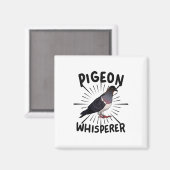 Taube - TaubenWhisperer Magnet (Vorderseite/Rückseite)