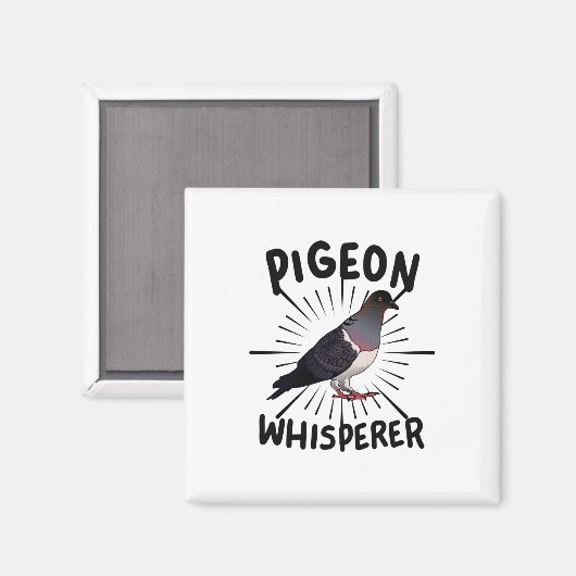 Taube - TaubenWhisperer Magnet (Vorderseite/Rückseite)