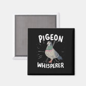 Taube - TaubenWhisperer Magnet (Vorderseite/Rückseite)