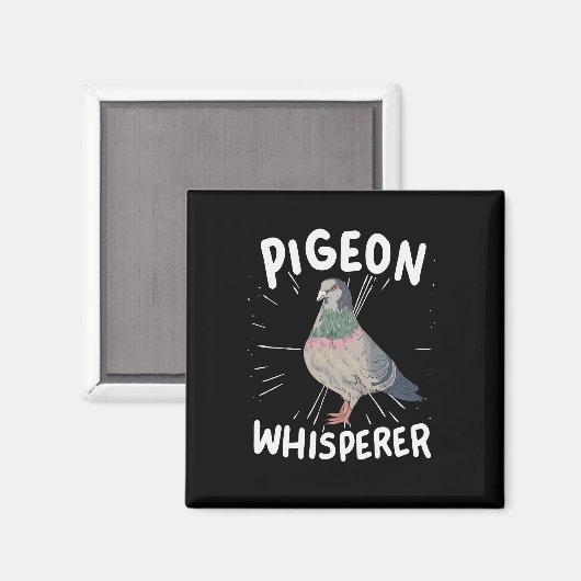 Taube - TaubenWhisperer Magnet (Vorderseite/Rückseite)