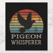 Taube - TaubenWhisperer Weinetikett (Einzelnes Label)