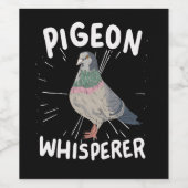 Taube - TaubenWhisperer Weinetikett (Einzelnes Label)