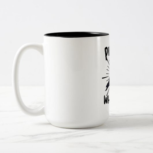 Taube - TaubenWhisperer Zweifarbige Tasse (Links)