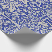 Taube und Kaninchen, William Morris Geschenkpapier (Ecke)