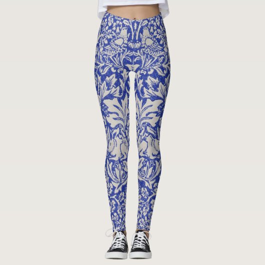 Taube und Kaninchen, William Morris Leggings (Vorderseite)