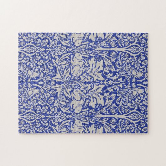 Taube und Kaninchen, William Morris Puzzle (Horizontal)