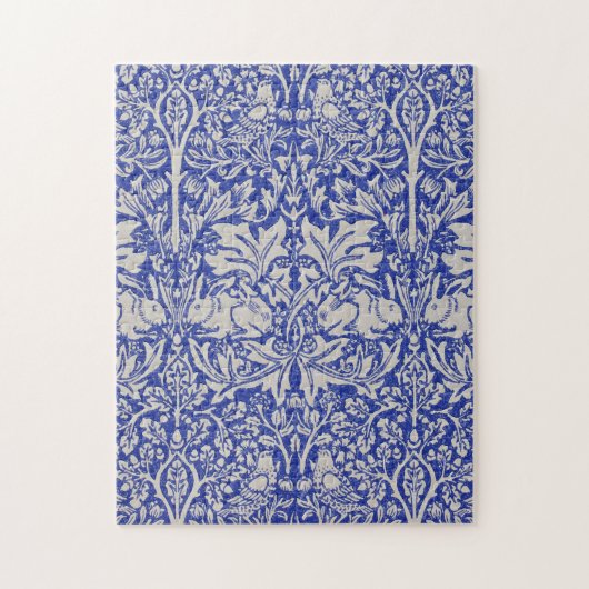 Taube und Kaninchen, William Morris Puzzle (Vertikal)