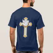 Taube und Kreuz T-Shirt (Rückseite)