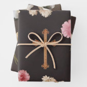 Taube und Kreuzharmonie Geschenkpapier Set (Beispiel)