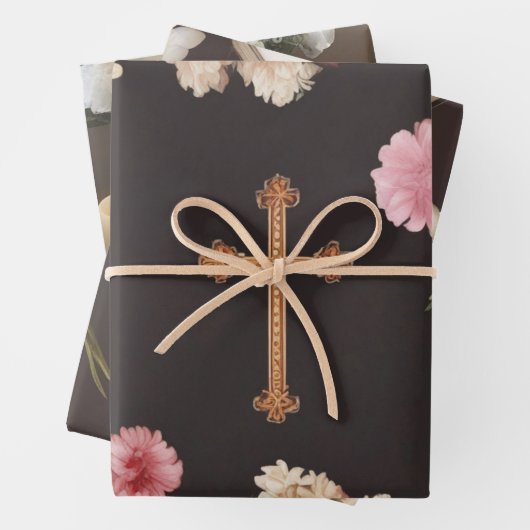 Taube und Kreuzharmonie Geschenkpapier Set (Beispiel)