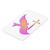 Taube und Kühlschrankmagnet Magnet (Linke Seite)