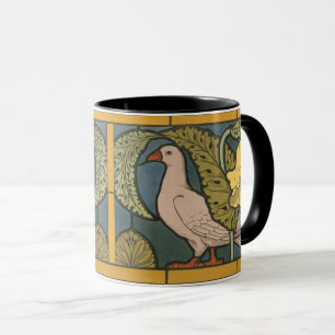 Taube und Mohnblume Tasse